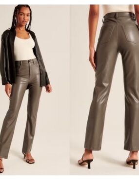 Abercrombie leather pants